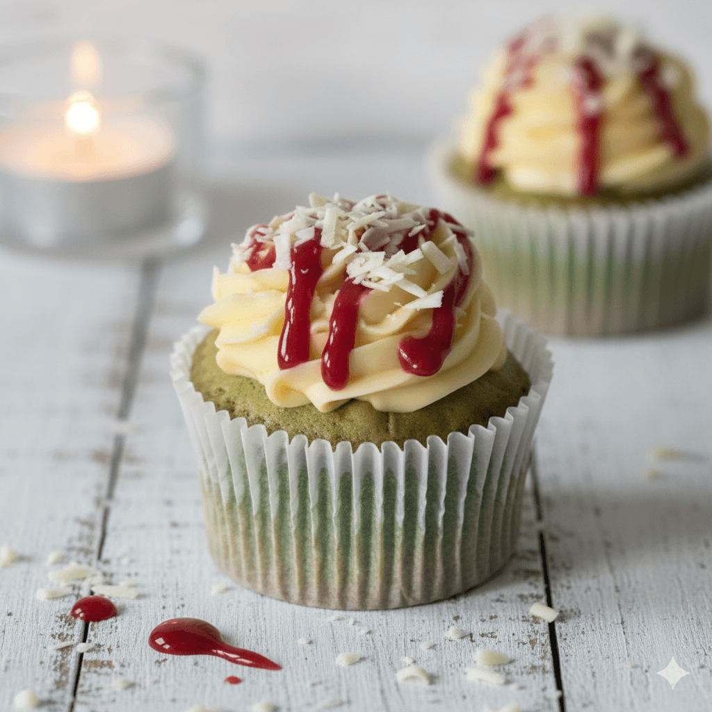 Cupcakes - Berry Matcha